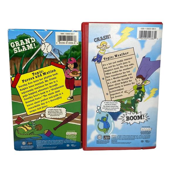 The Magic School Bus Plays Ball and Kicks Up A Storm VHS Bundle - Picture 2 of 6
